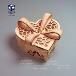 Diseño de Caja Corazón para Corte Láser - Regalo de Amor para San Valentín en Madera de 3mm - Imagen 5