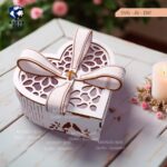 Diseño de Caja Corazón para Corte Láser - Regalo de Amor para San Valentín en Madera de 3mm