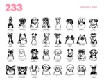 Juego de 233 letreros de pared SVG personalizados para perros - Arte de pared cortado con láser y regalo ideal - Imagen 5