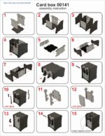 Caja de almacenamiento para tarjetas - Archivos de corte láser SVG, PDF y CDR - Imagen 10