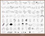 Paquete de 220 SVG EPS de Animales Garabateados para Decoración, Escolar y Proyectos Creativos - Imagen 4