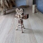 Cámara de vídeo retro en madera contrachapada 3D - Archivo SVG para corte láser - Imagen 4