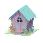 Pack de 5 Casas de Hadas para Corte Láser - Diseño Vectorial SVG para Descarga Inmediata - Imagen 4