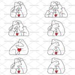 Osos Personalizados SVG para Mamá, Sudaderas y Regalos Creativos para el Día de la Madre