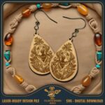 Pendientes de perros: 40 diseños populares para grabado e impresión láser en formatos SVG, PDF y PNG - Imagen 4