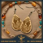 Pendientes de perros: 40 diseños populares para grabado e impresión láser en formatos SVG, PDF y PNG - Imagen 5