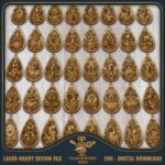 Pendientes de perros: 40 diseños populares para grabado e impresión láser en formatos SVG, PDF y PNG - Imagen 2