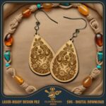 Pendientes de perros: 40 diseños populares para grabado e impresión láser en formatos SVG, PDF y PNG - Imagen 7