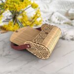 Plantilla SVG para bolso de mano de madera cortado con láser - Compatible con Glowforge y Cricut DXF - Imagen 6