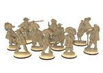 Castillo Medieval de Madera con 10 Figuras de Mosqueteros - Kit de Juguete Cortado a Laser para Niños - Imagen 4