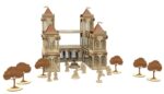 Castillo Medieval de Madera con 10 Figuras de Mosqueteros - Kit de Juguete Cortado a Laser para Niños - Imagen 7
