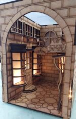 Libro Nook Mágico DXF/SVG para Corte Láser en Madera 3mm - Diseño 207x106x200 mm