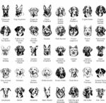 Paquete SVG de Adornos Navideños con 225 Razas de Perros para Decoraciones Festivas - Imagen 5