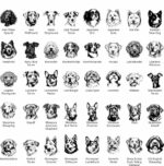 Paquete SVG de Adornos Navideños con 225 Razas de Perros para Decoraciones Festivas - Imagen 6