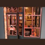 Kit de estantería DIY en miniatura - Archivos DXF, SVG y JPG para corte láser en madera de 3 mm - Imagen 6