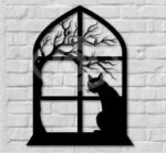 Siluetas de Gatos para Decoración de Paredes - Paquete Personalizable PNG, SVG, DXF, PDF para Corte Láser - Imagen 3