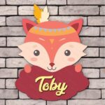 Nombres Personalizados Cortados con Láser de Animales de Safari para Decoración Infantil - Archivos DXF, PDF, SVG - Imagen 2