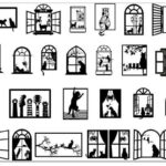 Siluetas de Gatos para Decoración de Paredes - Paquete Personalizable PNG, SVG, DXF, PDF para Corte Láser