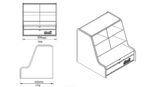 Organizador de escritorio de madera para kit de costura - Soporte de lápiz y artesanías - Archivo DXF, PDF, SVG - Imagen 6