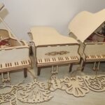 Archivo digital para corte láser de piano 3 mm - DXF, SVG, EPS, Ai, DWG | Plantillas vectoriales