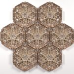 Archivo Mandala DXF para Corte Láser en Capas - Patrón de Sierra de Pergamino M158