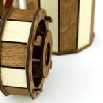 Caja de vino de madera cortada a láser | Archivos CDR, DXF, AI, SVG para CNC | Descarga instantánea - Imagen 4