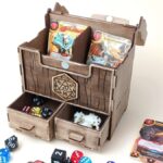 Caja de almacenamiento para tarjetas y dados - Archivos SVG, PDF, CDR para corte láser