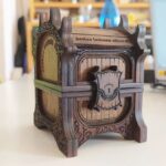 Cofre del Tesoro para Corte Láser - Archivos SVG, PDF y CDR 52x52x52mm, 3 a 5 mm