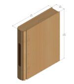 Caja de libro con bisagra oculta para cómics, formato revista, archivo SVG para corte láser - Imagen 2