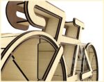 Soporte de bicicleta y teléfono en corte láser – Archivos Dxf, Svg y Glowforge para estantes personalizados - Imagen 9