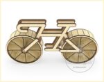 Soporte de bicicleta y teléfono en corte láser – Archivos Dxf, Svg y Glowforge para estantes personalizados - Imagen 6