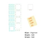 Caja para Reloj - Archivo Laser Cut CDR, DXF, AI y SVG | Descarga Instantánea CNC BX34 - Imagen 8