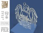 Ángel de la Guarda - Diseño Vectorial para Corte Láser Personalizado y Creativo - Imagen 5