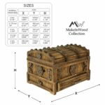 Joyero de madera con cajones - Organizador de maquillaje para corte láser, archivos SVG y CDR disponibles - Imagen 9