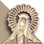 Paquete SVG Multicapa Virgen María para Corte Láser en Madera y Papel - Diseño 3D - Imagen 7