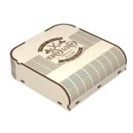 Caja de regalo cortada por láser - archivo SVG, DXF, CDR para 3mm y 4mm - descarga instantánea - Imagen 7