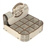 Caja de regalo cortada por láser - archivo SVG, DXF, CDR para 3mm y 4mm - descarga instantánea - Imagen 5