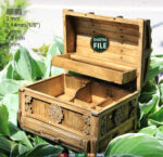 Joyero de madera con cajones - Organizador de maquillaje para corte láser, archivos SVG y CDR disponibles - Imagen 2