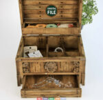 Joyero de madera con cajones - Organizador de maquillaje para corte láser, archivos SVG y CDR disponibles - Imagen 7