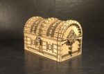 Cofre del Tesoro con Cajón Secreto - Archivos SVG y PDF para Cortes Láser Glowforge 3 mm