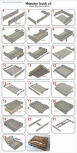 Libro de Monstruos A5 - Archivos SVG, PDF y CDR para Corte Láser Creativo - Imagen 10