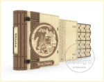 Calendario de Adviento Cortado con Láser de 24 Cajones - Decoración Navideña Personalizable - Imagen 2