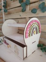 Organizador de lazos para diademas de niñas - Archivo SVG para corte láser y decoración infantil - Imagen 3