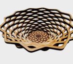 8 Diseños de Cestas Apiladas para Corte Láser - Formatos SVG, DXF y PDF - Personaliza con 8 Grabados - Imagen 5