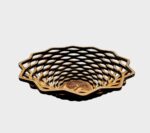 8 Diseños de Cestas Apiladas para Corte Láser - Formatos SVG, DXF y PDF - Personaliza con 8 Grabados - Imagen 2