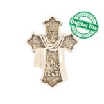 Archivos DXF y SVG para corte láser: Flores, cintas y adornos de Pascua para Glowforge - Imagen 8