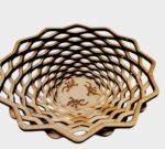 8 Diseños de Cestas Apiladas para Corte Láser - Formatos SVG, DXF y PDF - Personaliza con 8 Grabados - Imagen 4