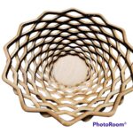 8 Diseños de Cestas Apiladas para Corte Láser - Formatos SVG, DXF y PDF - Personaliza con 8 Grabados - Imagen 9