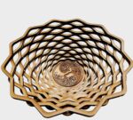 8 Diseños de Cestas Apiladas para Corte Láser - Formatos SVG, DXF y PDF - Personaliza con 8 Grabados