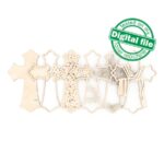 Archivos DXF y SVG para corte láser: Flores, cintas y adornos de Pascua para Glowforge - Imagen 10